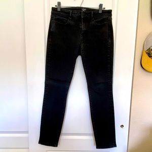 LOFT Black Curvy Skinny Jeans